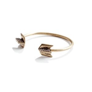 💥 CLEARANCE Madewell Pavé Arrowtip Cuff Bracelet Antique Brass